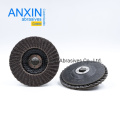 4" Double Pattern Calcined a/O Abrasive Flexible Flap Disc Made in China